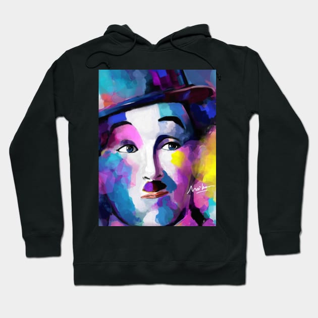 charlie chaplin pop art exclusive Hoodie by mailsoncello